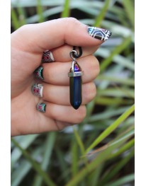 Oil Slick (Resin/Acrylic) Necklace
